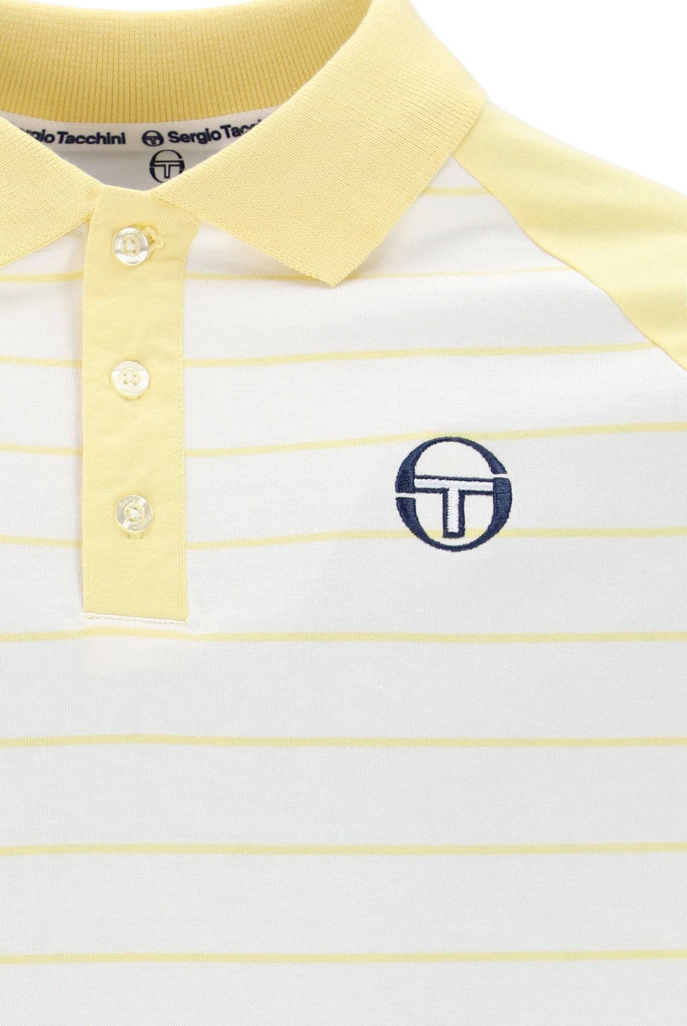 Sergio Tacchini Sandro Polo In Pale Banana/ White - RD1 Clothing