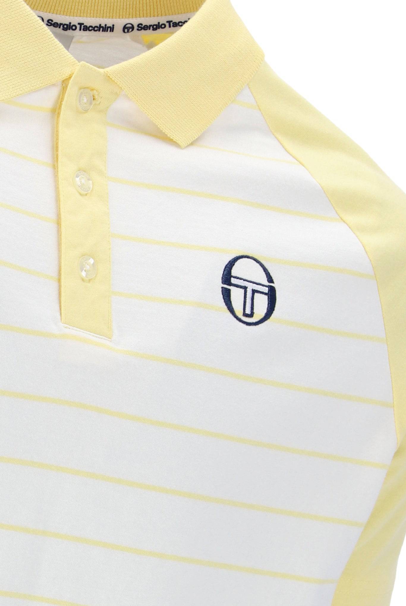 Sergio Tacchini Sandro Polo In Pale Banana/ White - RD1 Clothing