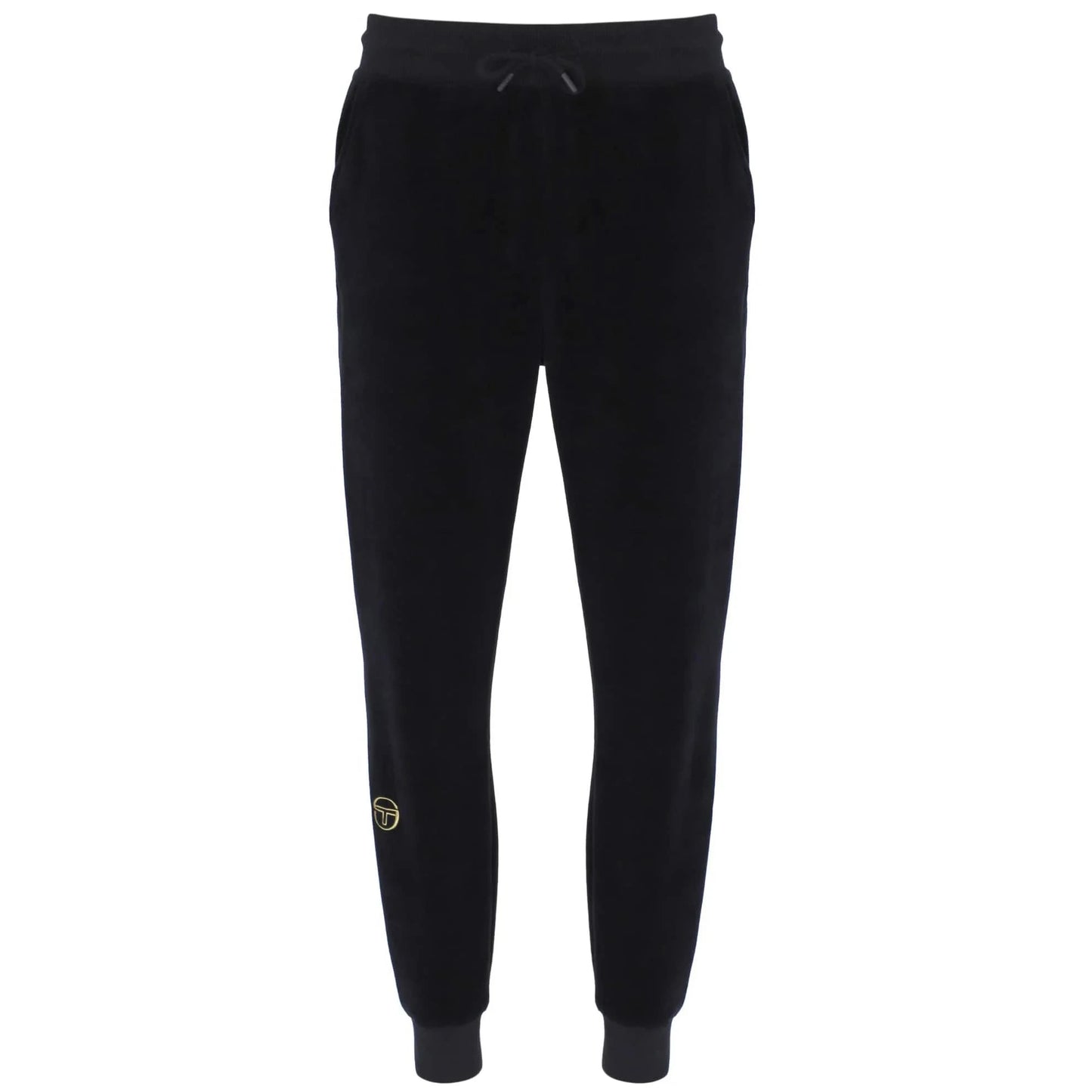 Sergio Tacchini Court Velour Track Pant in Black - RD1 Clothing