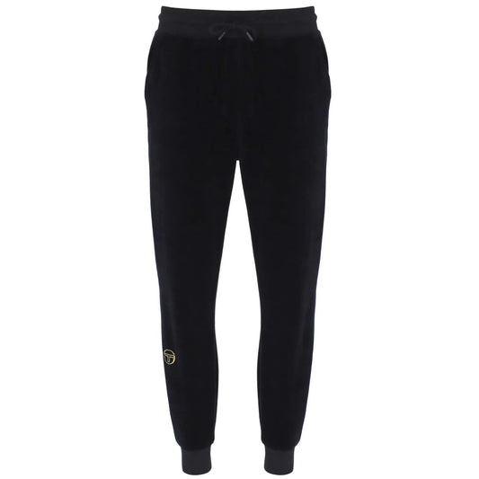 Sergio Tacchini Court Velour Track Pant in Black - RD1 Clothing