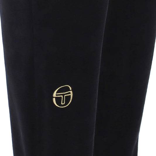 Sergio Tacchini Court Velour Track Pant in Black - RD1 Clothing