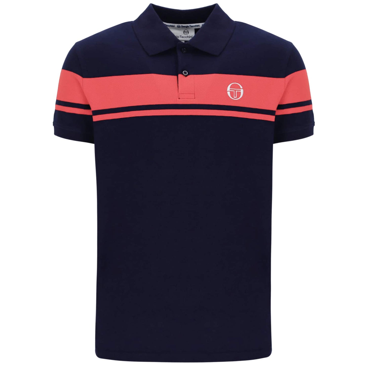 Sergio Tacchini Young Line Polo Shirt Maritime Blue/Duberry - RD1 Clothing