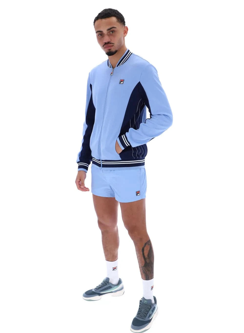 Fila Settanta Track Top Vista Blue/Fila Navy/White - RD1 Clothing