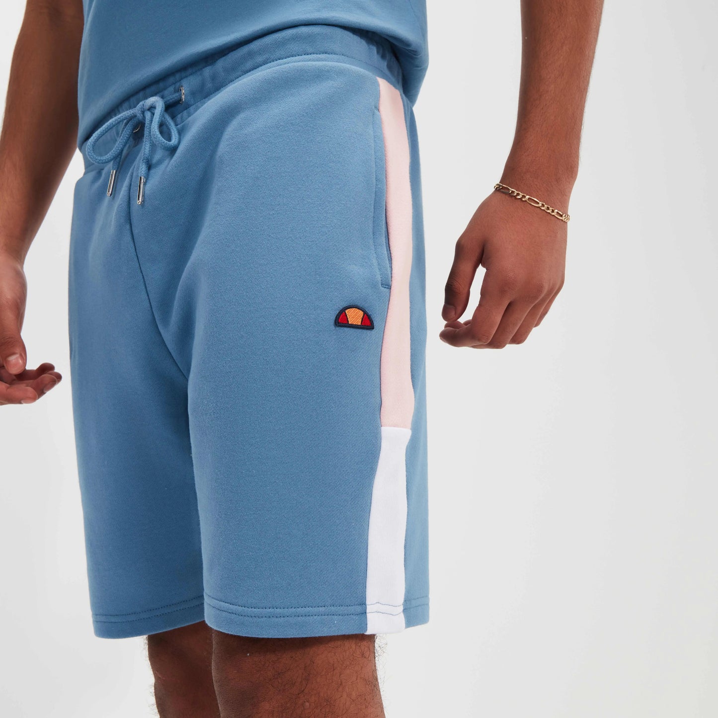 Ellesse Turi Shorts In Dark Blue & Pink