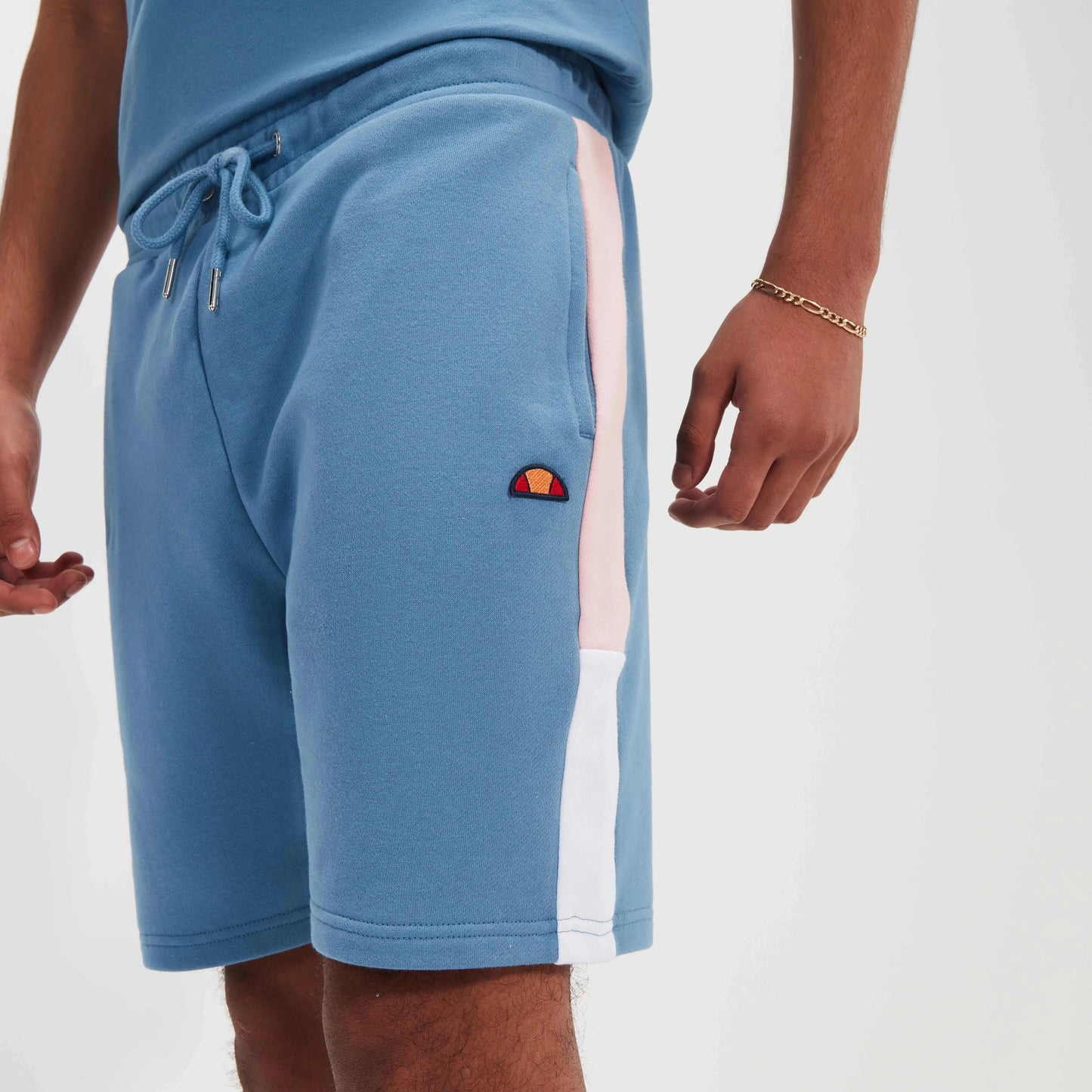Ellesse Turi Jogger Sweat Short In Dark Blue & Pink - RD1 Clothing