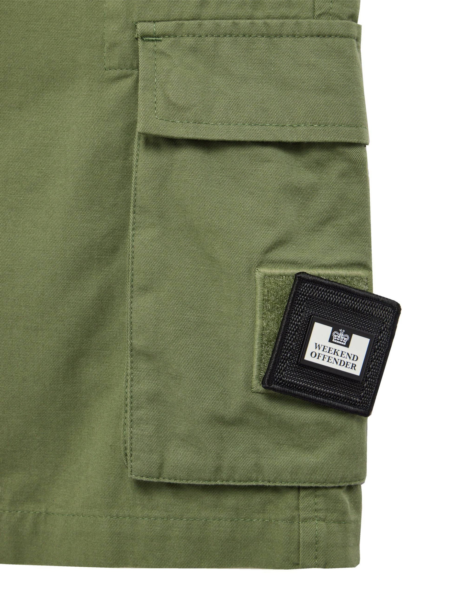 Weekend Offender Mascia Cargo Shorts Sapling - RD1 Clothing