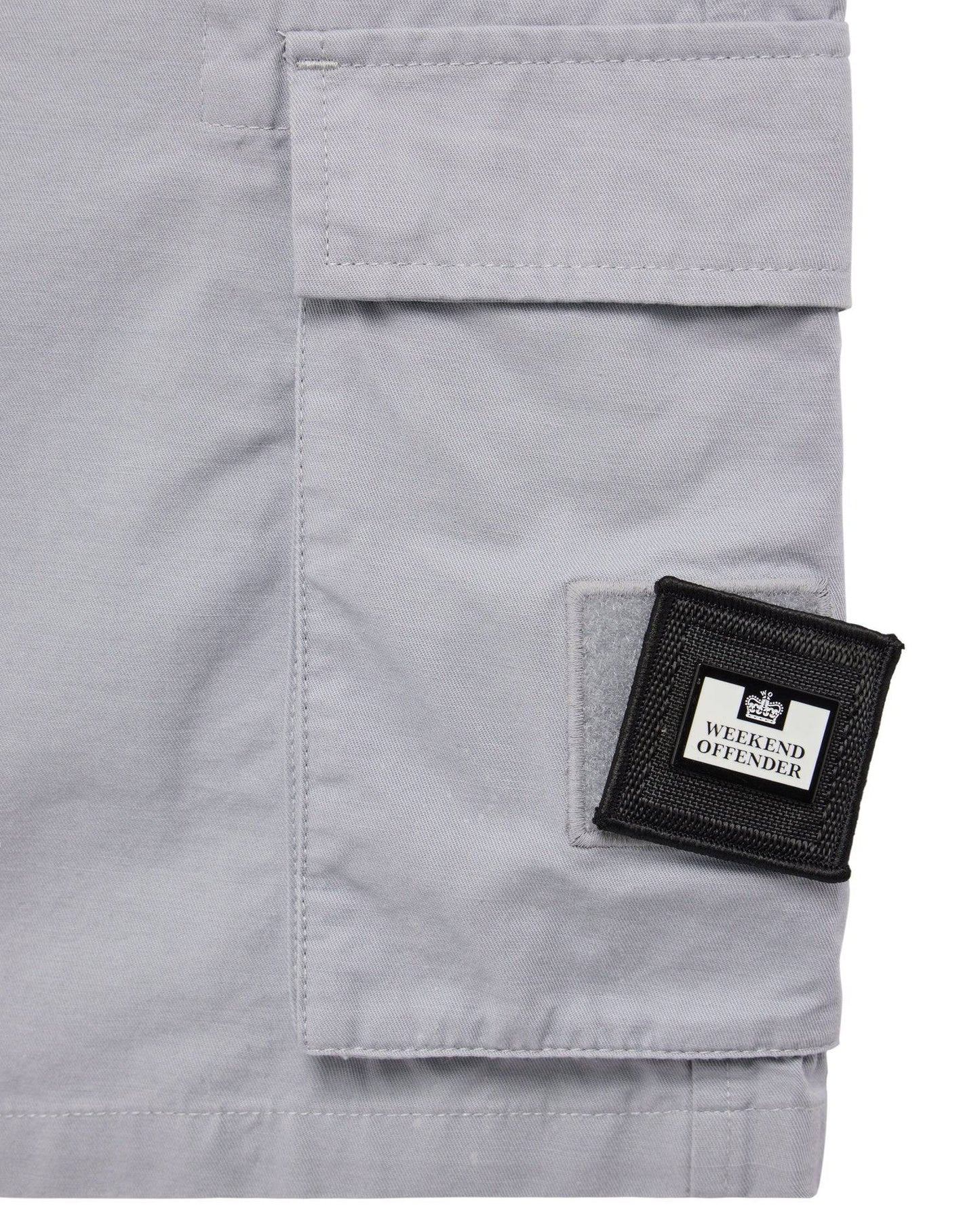 Weekend Offender Mascia Cargo Shorts Smokey Grey - RD1 Clothing
