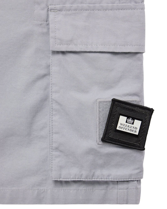 Weekend Offender Mascia Cargo Shorts Smokey Grey - RD1 Clothing