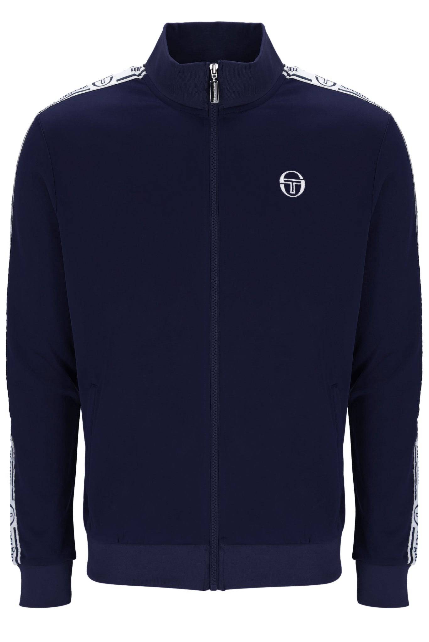 Sergio Tacchini Taped Track Top in Maritime Blue - RD1 Clothing