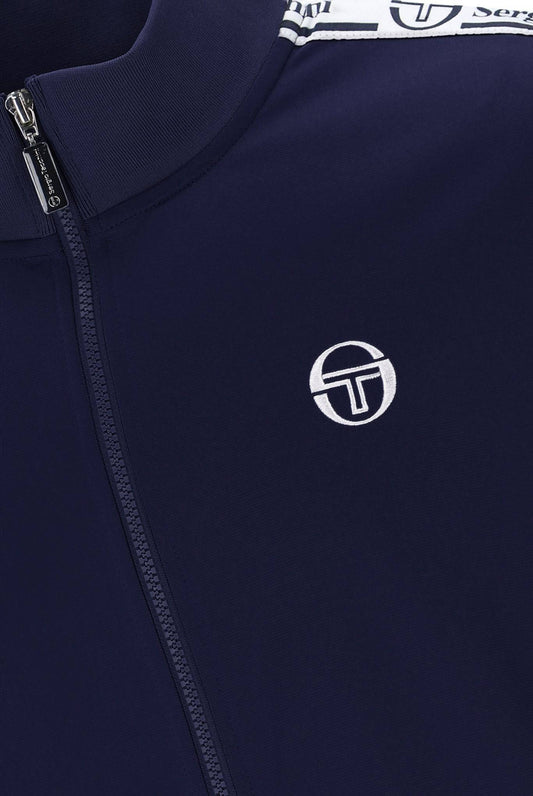 Sergio Tacchini Taped Track Top in Maritime Blue - RD1 Clothing