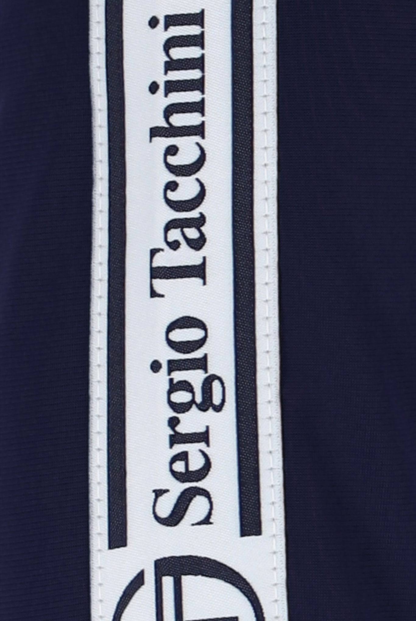 Sergio Tacchini Taped Track Top in Maritime Blue - RD1 Clothing