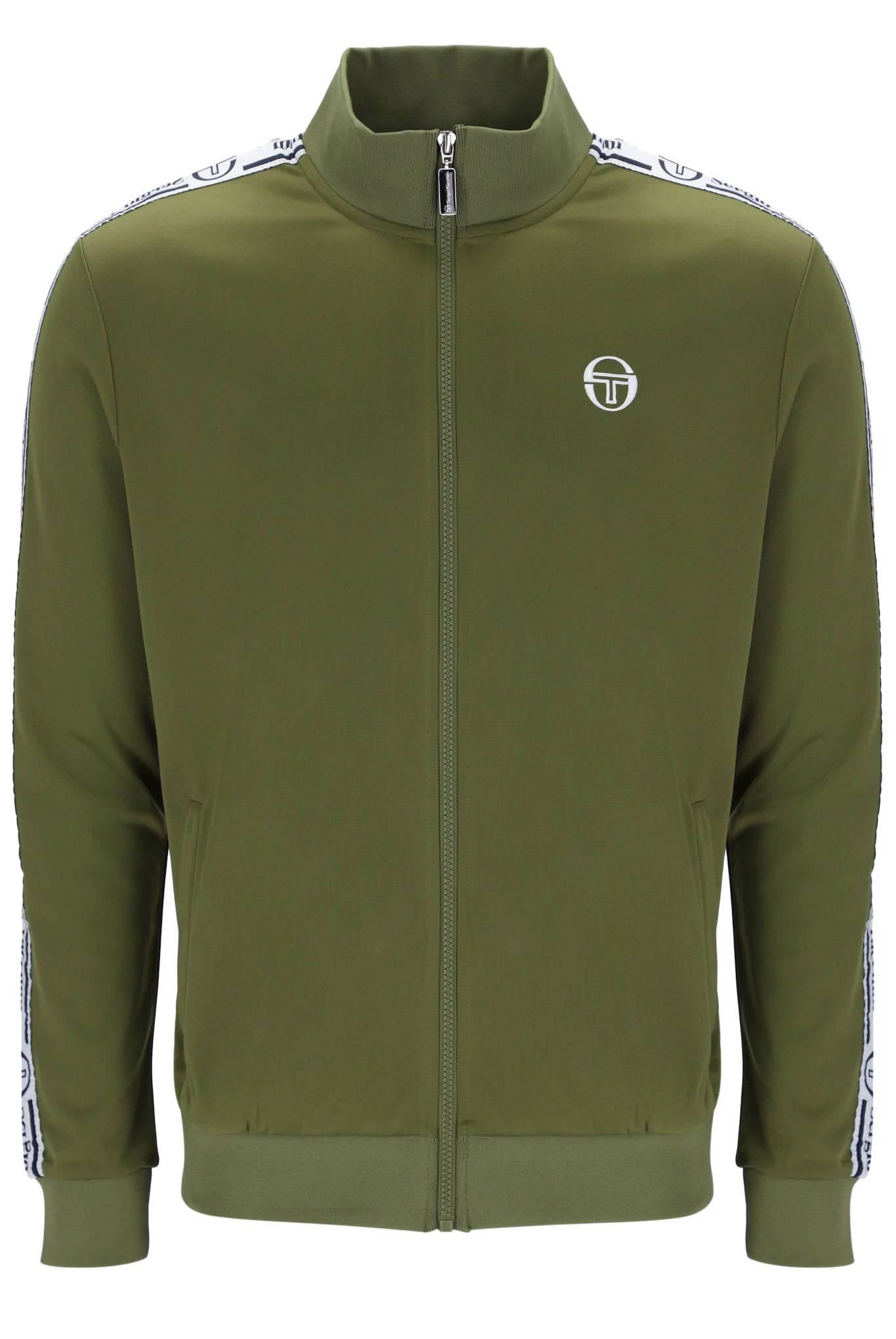 Sergio Tacchini Taped Track Top in Sphagnum - RD1 Clothing