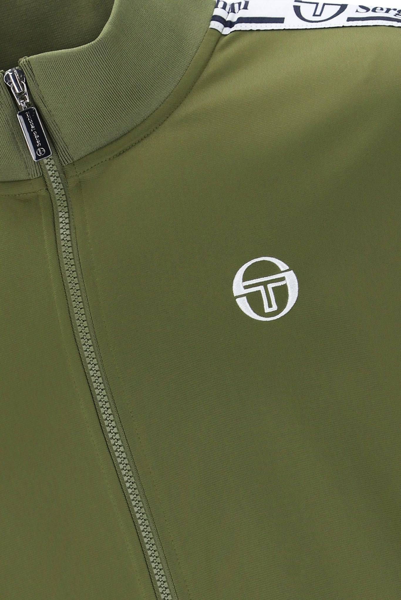Sergio Tacchini Taped Track Top in Sphagnum - RD1 Clothing
