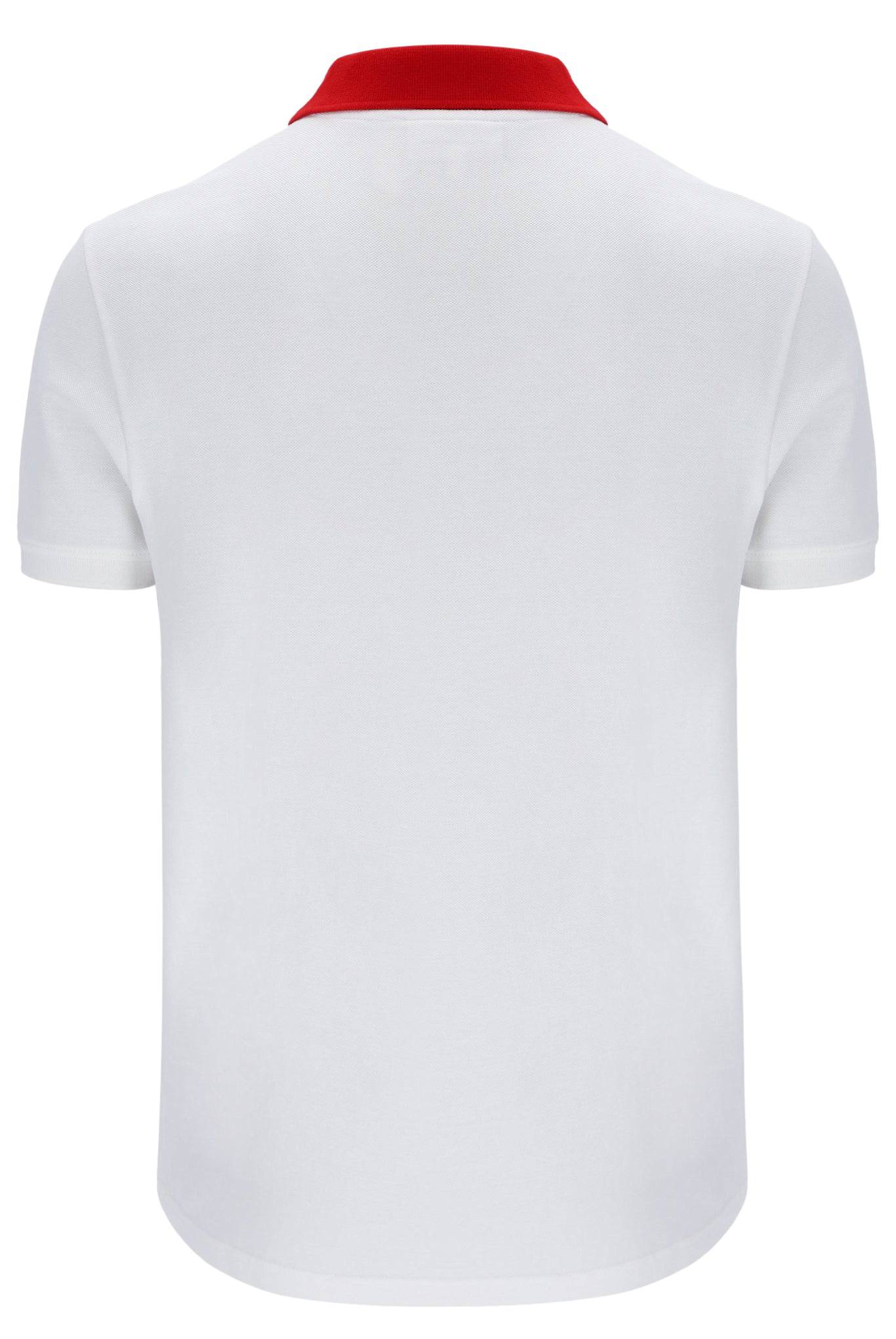 Sergio Tacchini Supermac Polo In White/Adrenaline Rush - RD1 Clothing