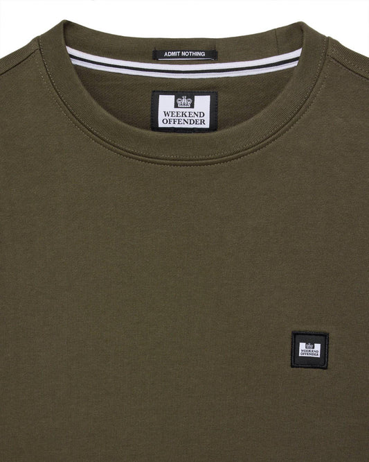 Weekend Offender Ferrer Sweatshirt Castle Green - RD1 Clothing