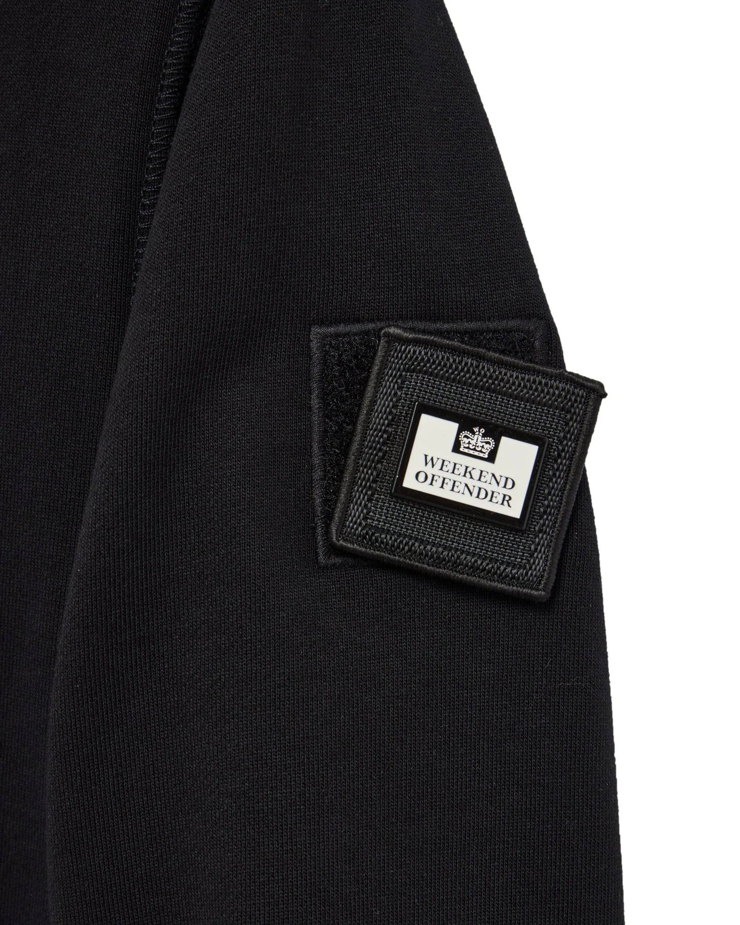 Weekend Offender Kraviz Quarter Zip Sweatshirt Black - RD1 Clothing