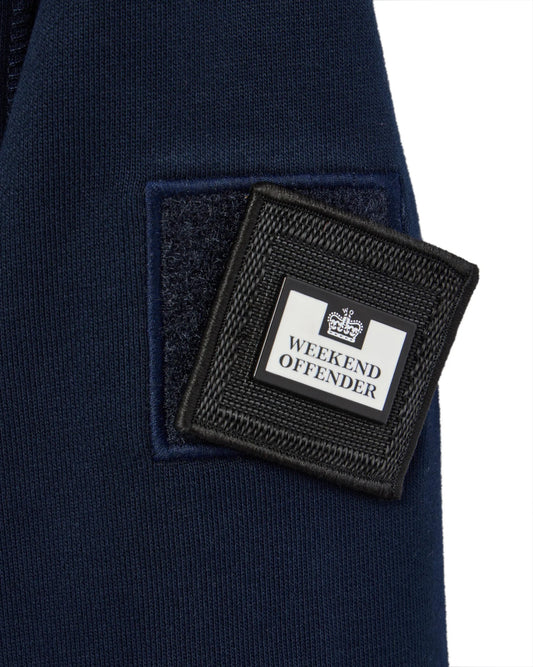 Weekend Offender Kraviz Quarter Zip Sweatshirt Navy