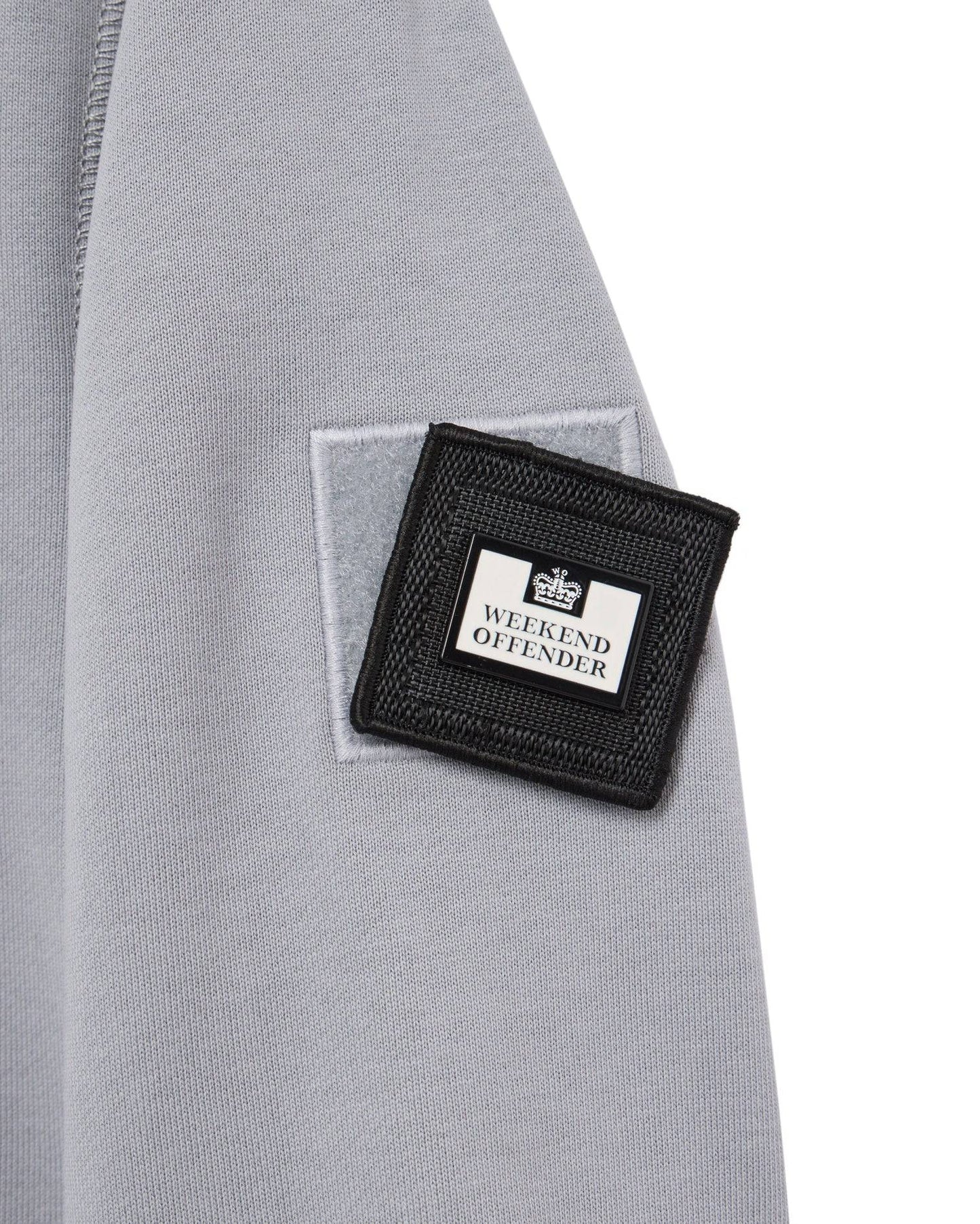 Weekend Offender Kraviz Quarter Zip Sweatshirt Smokey Grey - RD1 Clothing