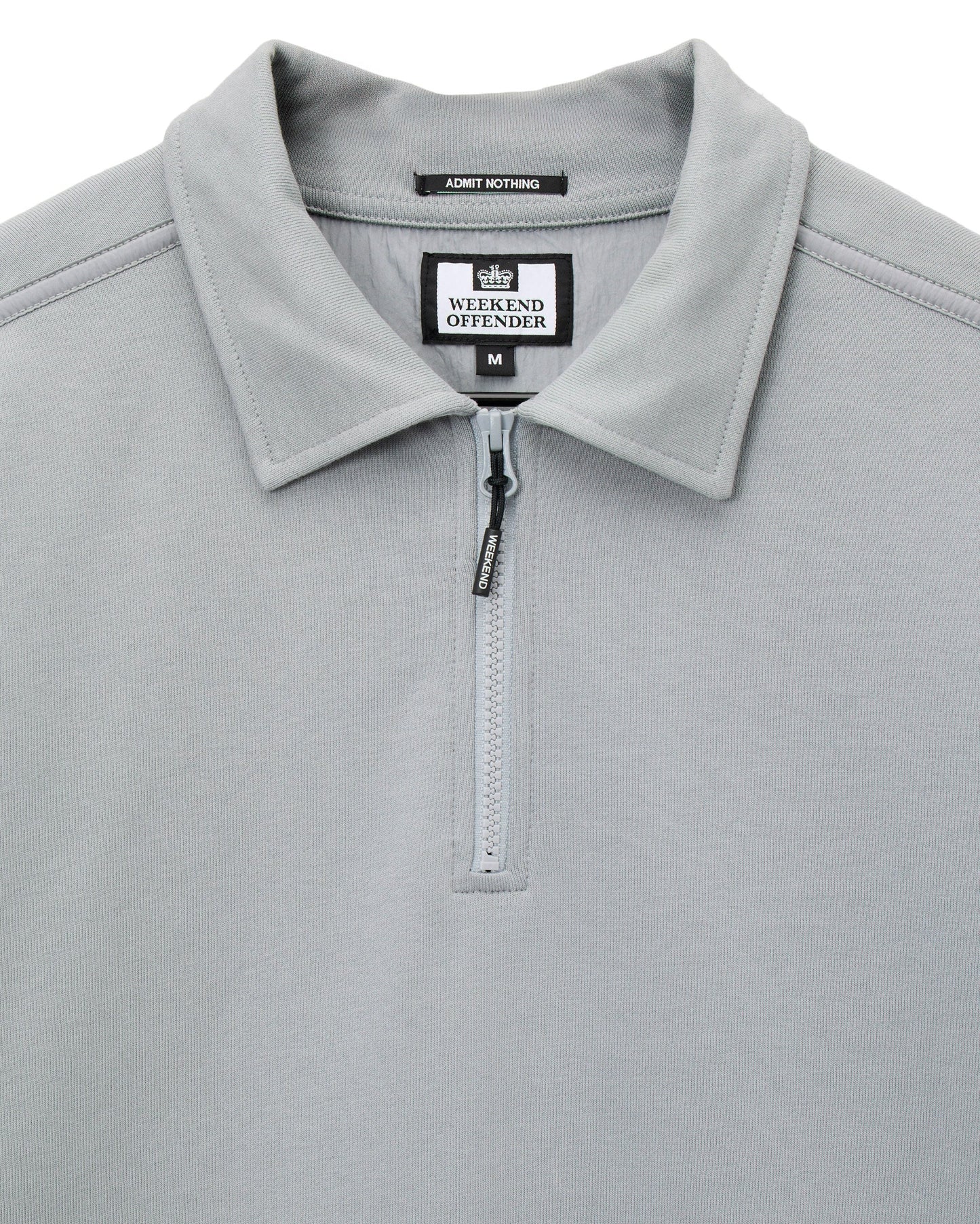 Weekend Offender Sidi Quarter Zip Sweatshirt in Smokey - RD1 Clothing