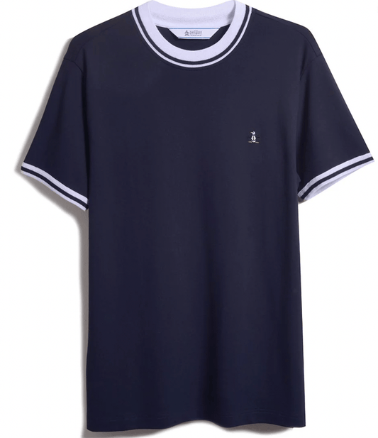 Original Penguin Pique T-Shirt In Dark Sapphire - RD1 Clothing
