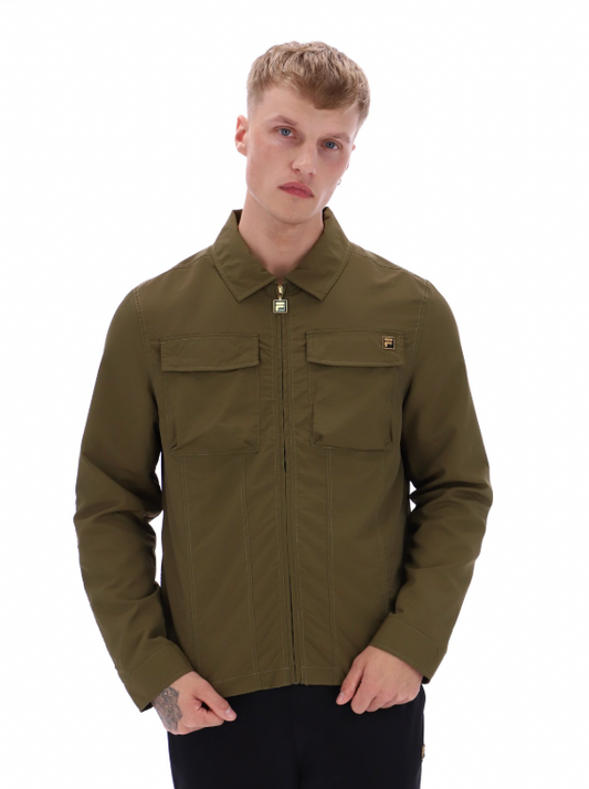 Fila Kasa Overshirt Dark Olive - RD1 Clothing