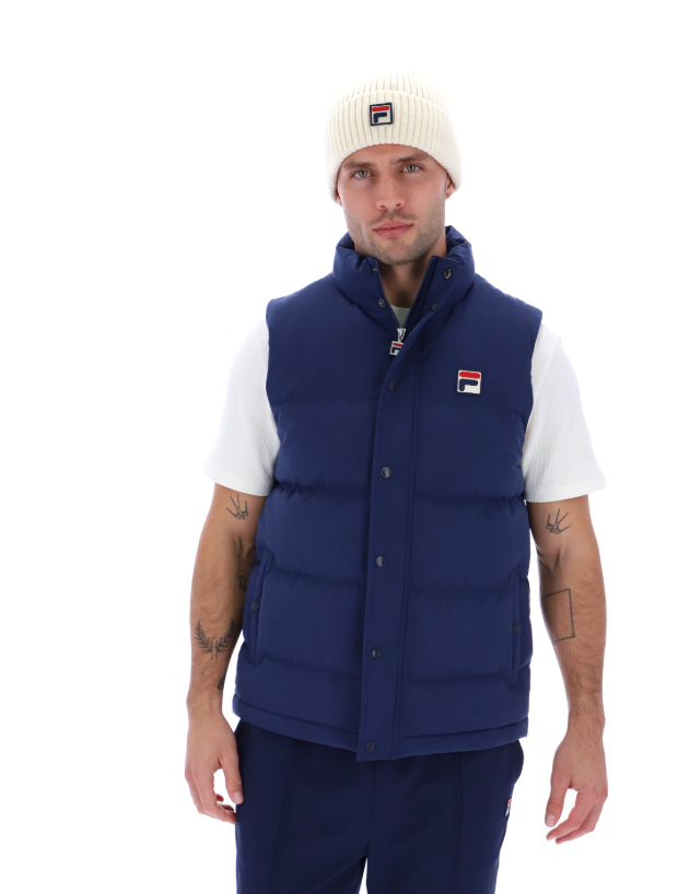 Fila Blaze Padded Gillet Navy - RD1 Clothing