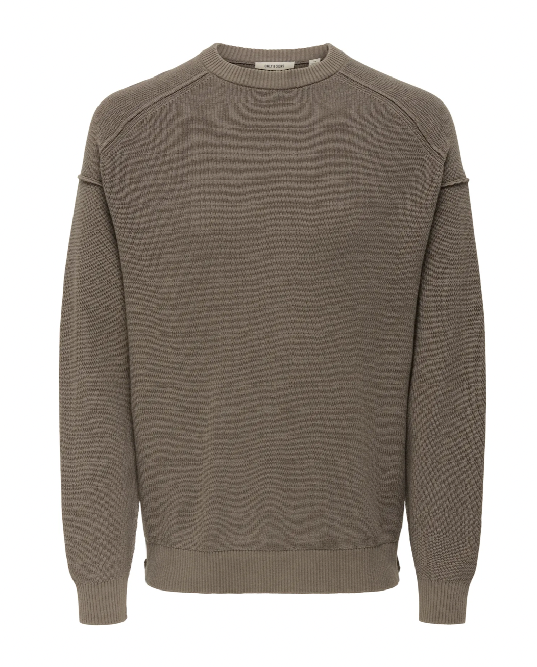 Only & Sons Onsjack Relax Longsleeve Knitted Crew neck Walnut