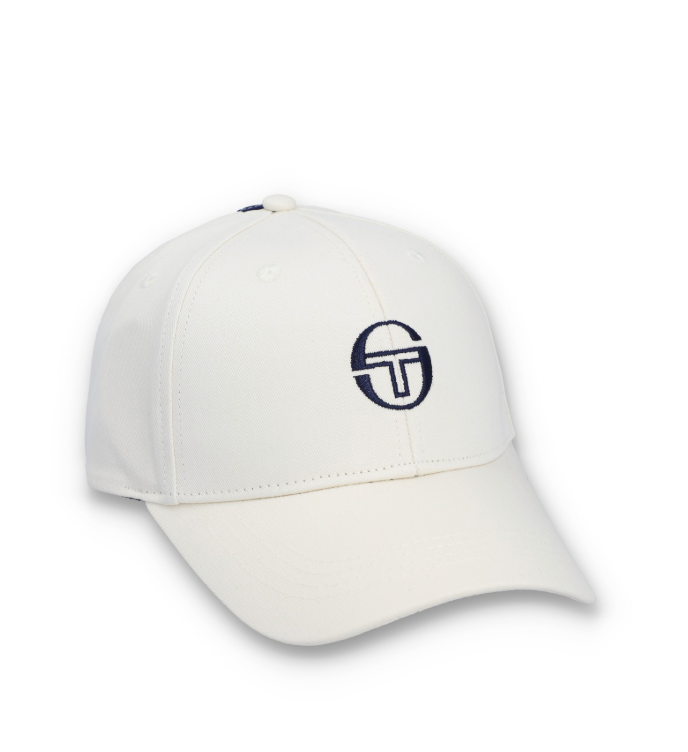 Sergio Tacchini Linus Classic 6 Panel Strapback Cap Gardenia