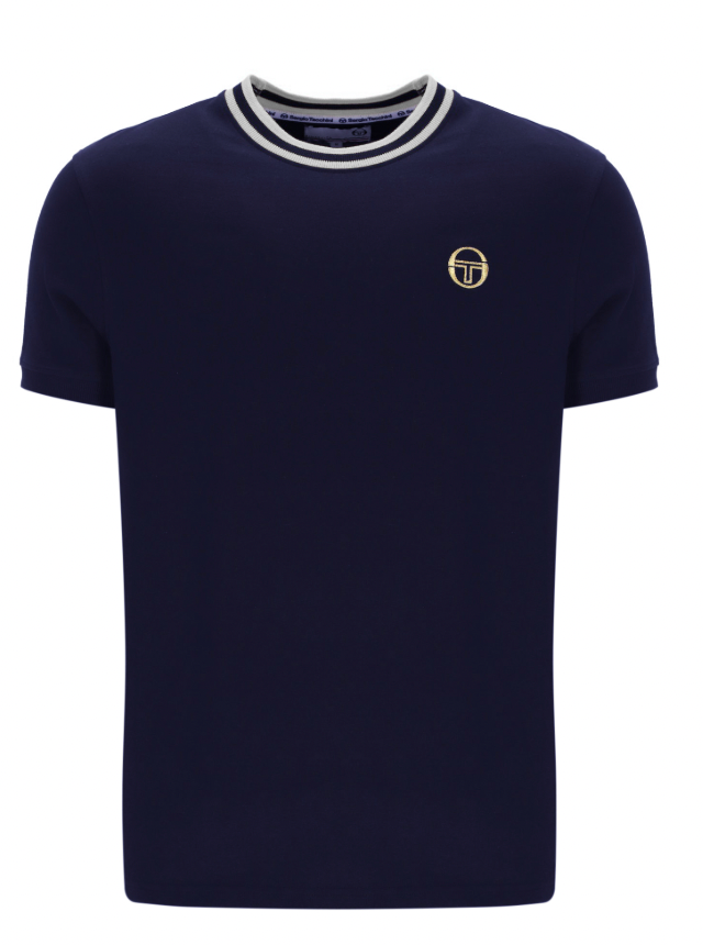 Sergio Tacchini Rainer T-Shirt Navy/Gardenia