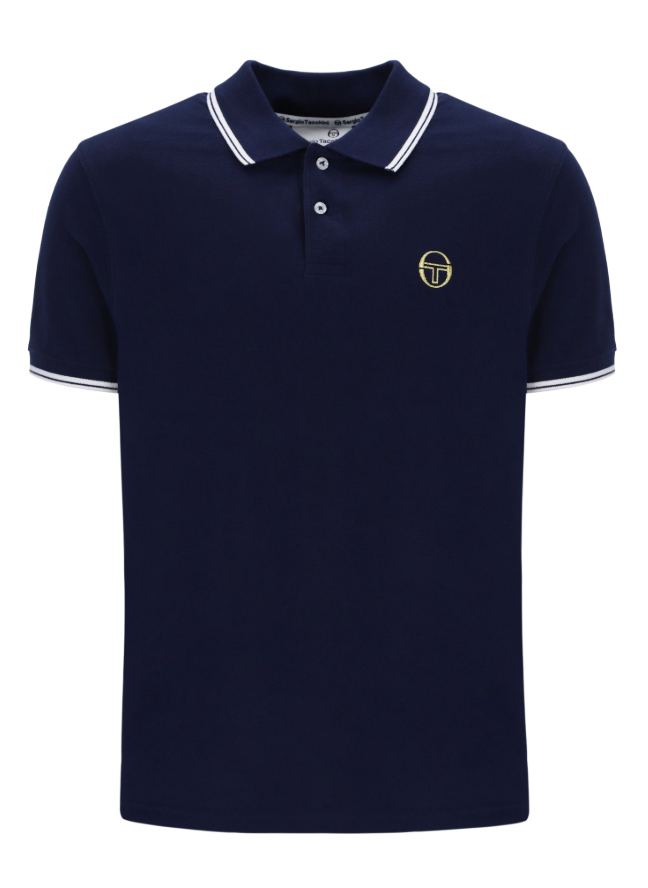 Sergio Tacchini 020 Polo Shirt Navy/Gardenia