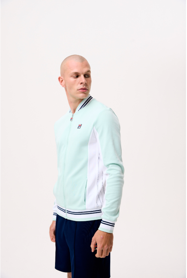 Fila Vintage Settanta Track Top Surf Spray/White/Navy