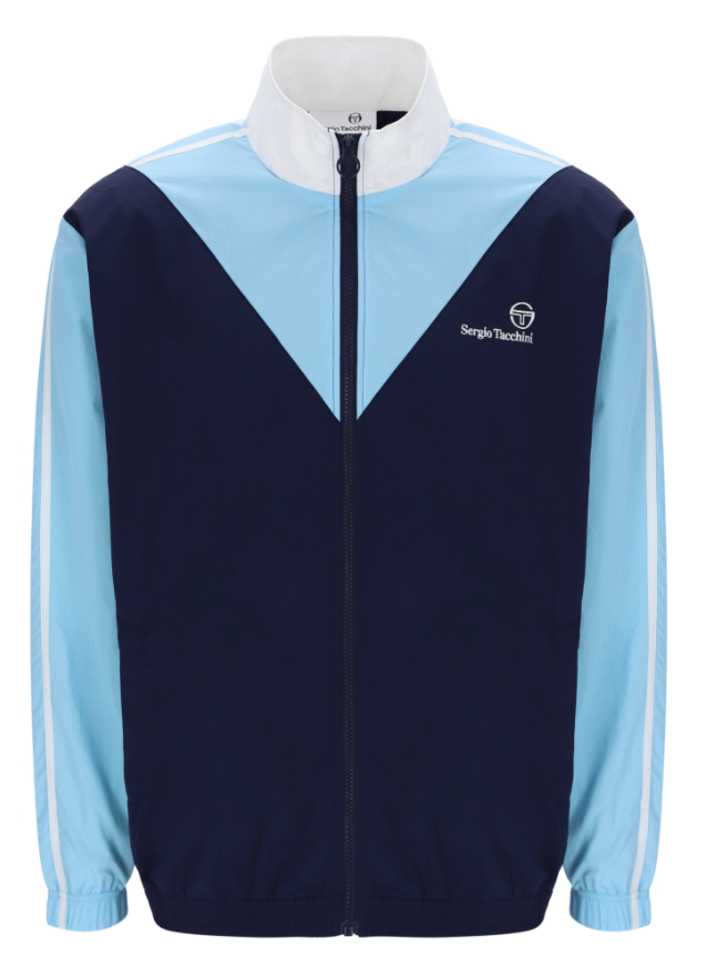 Sergio Tacchini Cortese Track Jacket Navy/Baltic Sea/Gardenia