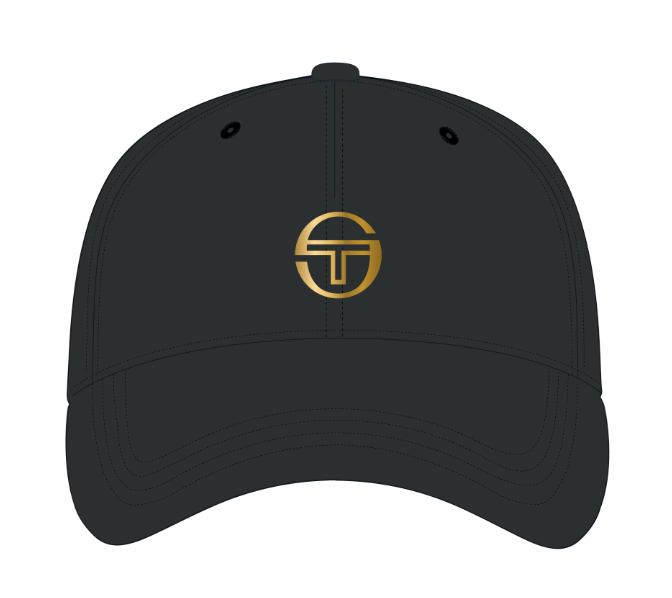 Sergio Tacchini Marz 6 Panel Hat Black/Gold