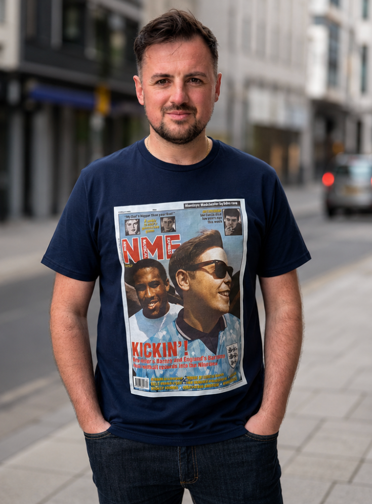 Pre-order: RD1 1990 NME Cover Archive T-Shirt in Navy