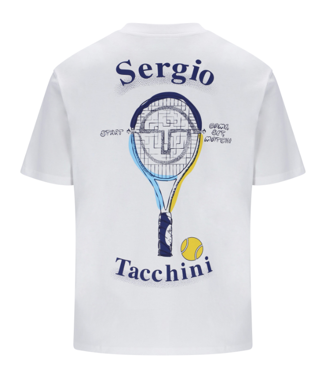Sergio Tacchini Volta Graphic T-shirt White
