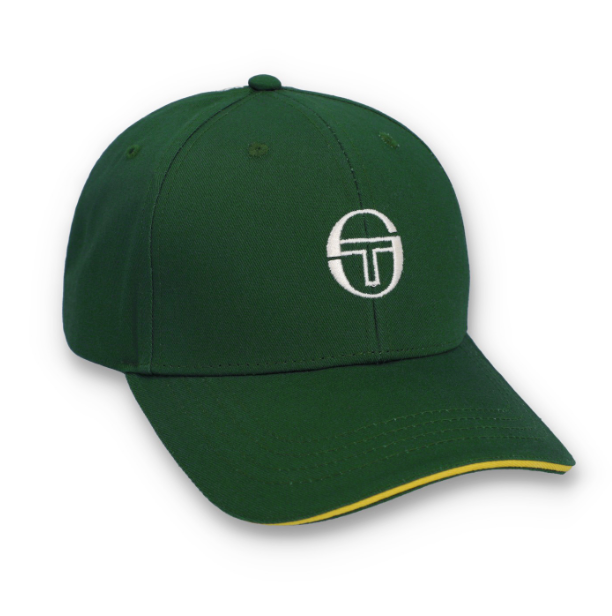 Sergio Tacchini Cortona Peaked Cap Pineneedle/Gardenia
