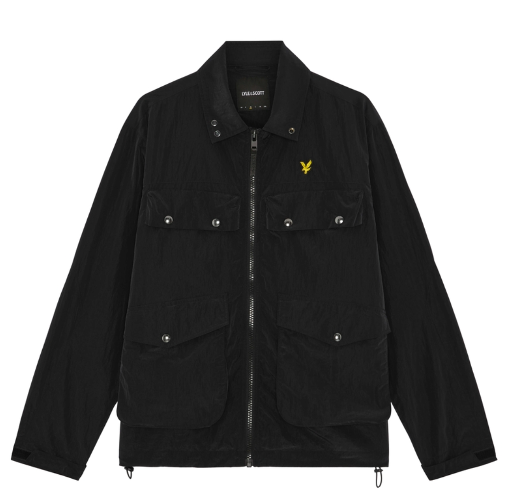 Lyle & Scott 4 Pockets Blouson Jacket Black Ice