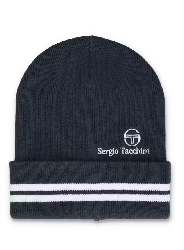 Sergio Tacchini Surgis Beanie Turbulance White/Black