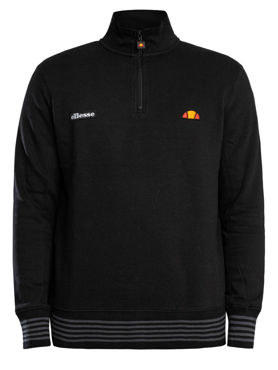 Ellesse Verazo Quarter Zip Jumper Black