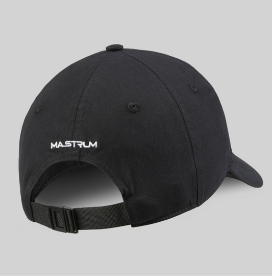 MA.STRUM Badge Baseball Cap Jet Black