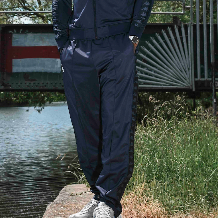 Kappa Ulrich Track Pant Blue Night/Blue Indigo