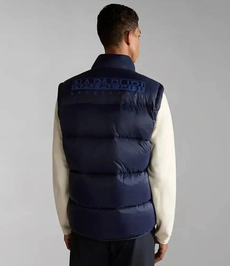 Napapijri Mens A-Suomi Gilet In Navy - RD1 Clothing