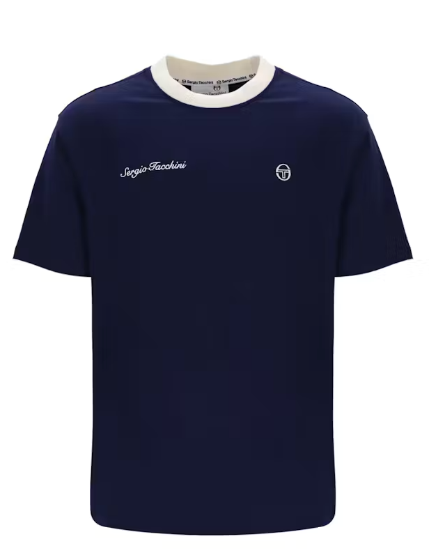 Sergio Tacchini Berto T-Shirt in Navy