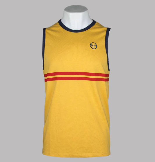 Sergio Tacchini Dallas Vest Daffodil/Maritime Blue/Adrenaline Rush - RD1 Clothing