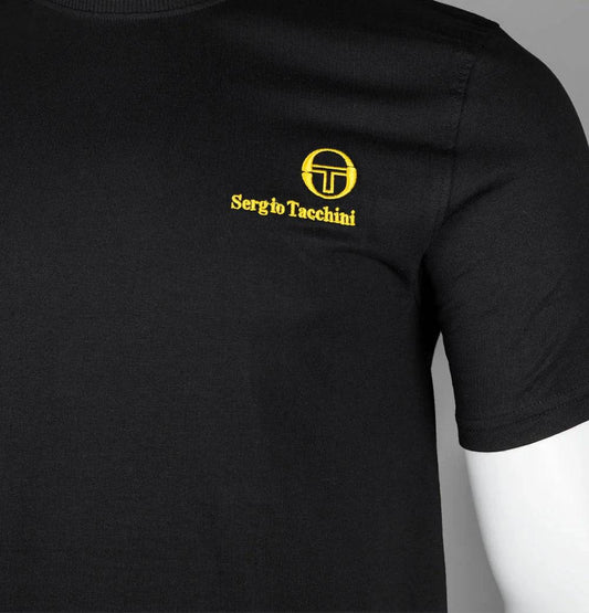 Serigo Tacchini Felton T-Shirt Black/Gold - RD1 Clothing