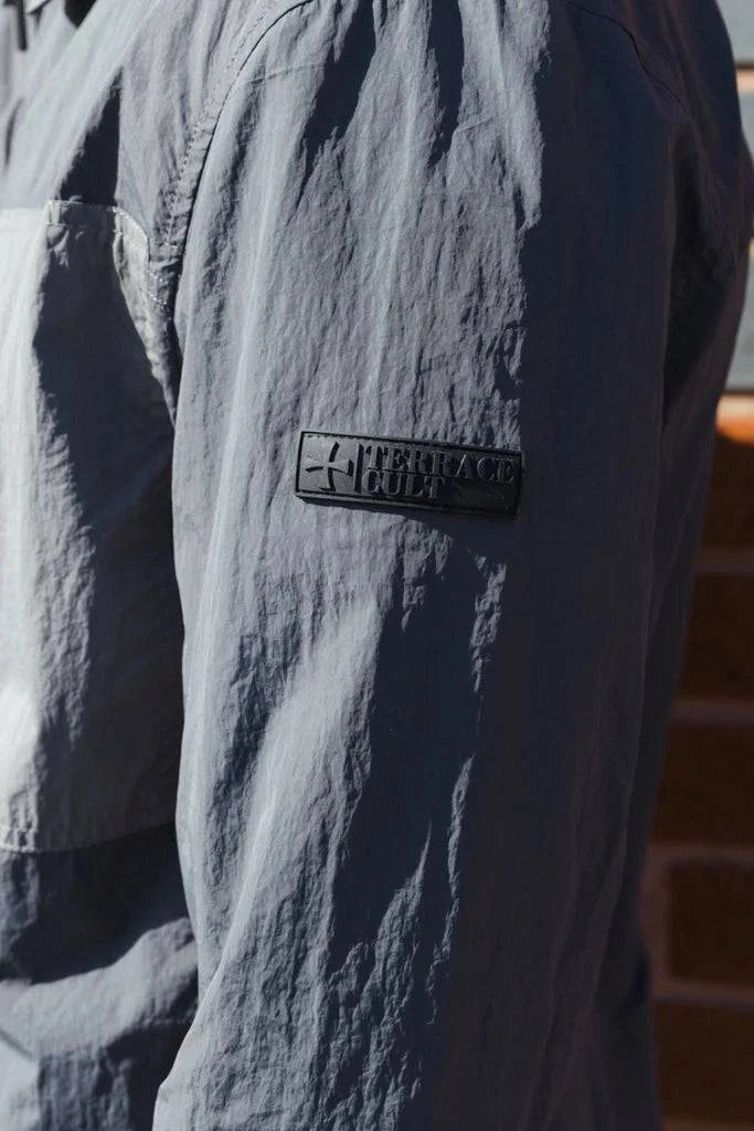 Terrace Cult Brasco Overshirt Slate Grey - RD1 Clothing