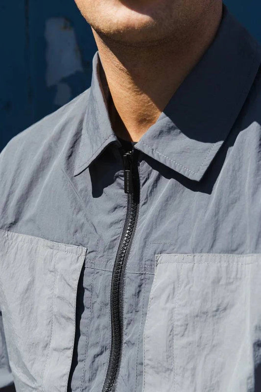 Terrace Cult Brasco Overshirt Slate Grey - RD1 Clothing