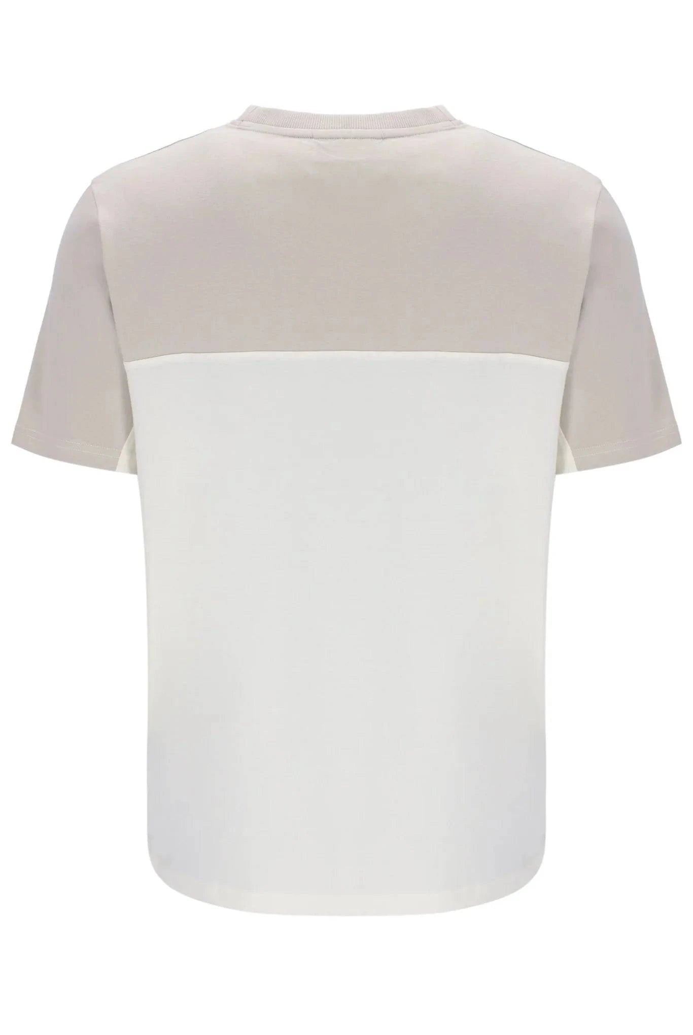 Fila Tiebreaker Colour Block T-Shirt Cream - RD1 Clothing