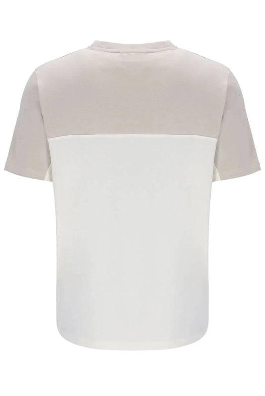 Fila Tiebreaker Colour Block T-Shirt Cream - RD1 Clothing