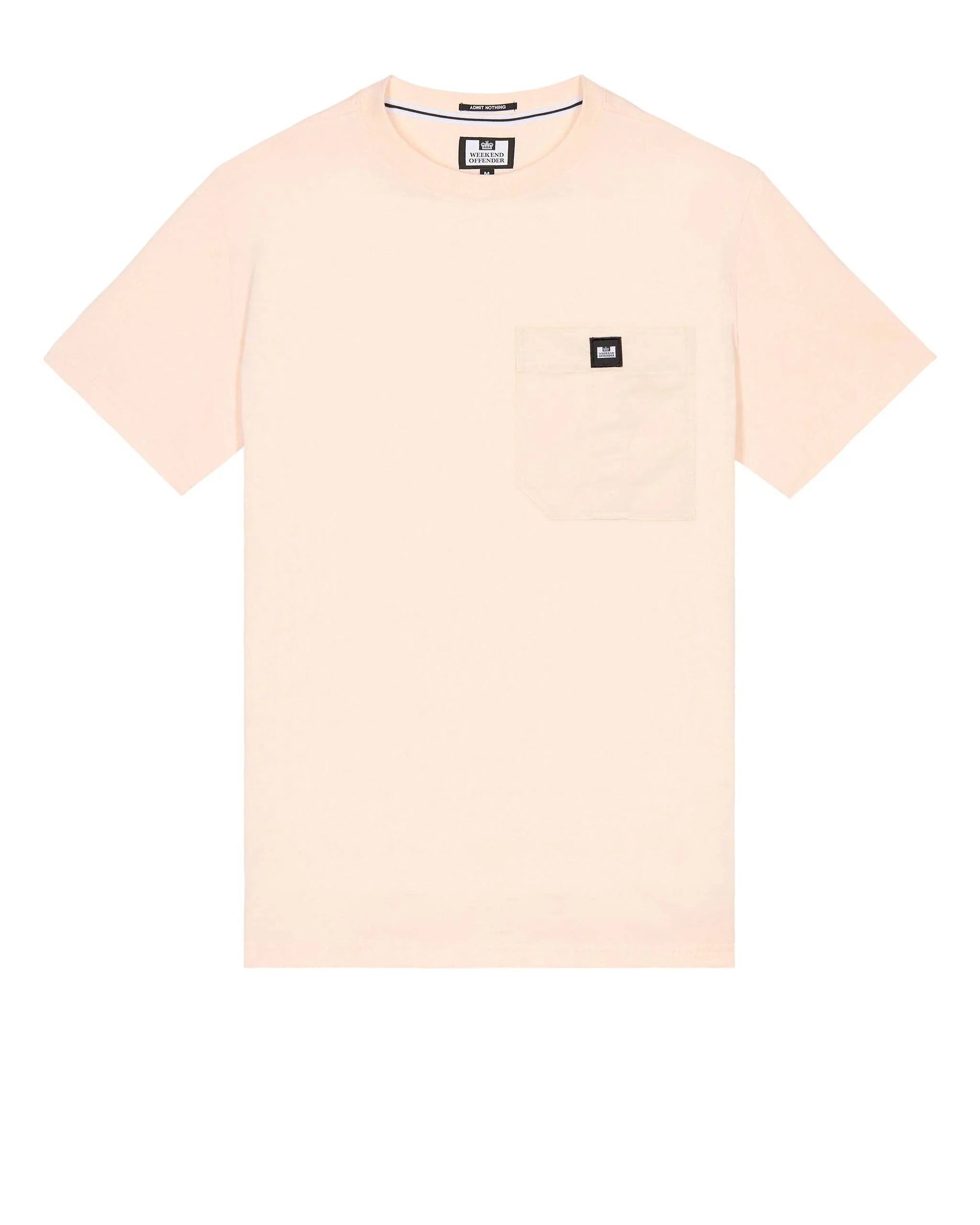 Weekend Offender Coney Island Utility Pocket T-Shirt Alabaster - RD1 Clothing